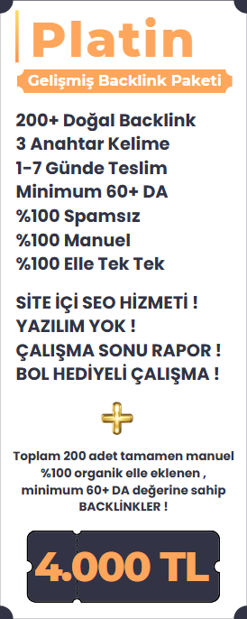 yeni platin backlink paketi